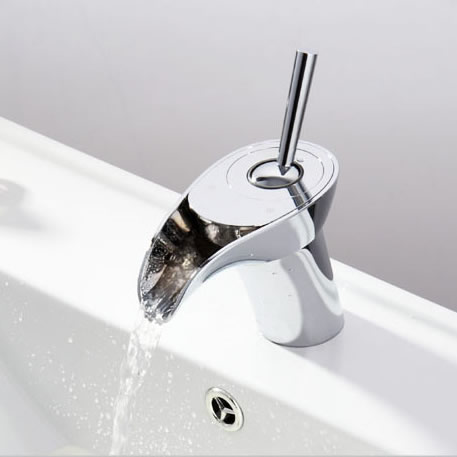 Novelty Design Mixer Waterfall Wash Bathroom Basin Tap T1304 Novelty Design Mixer Waterfall Wash Bathroom Basin Tap T1304