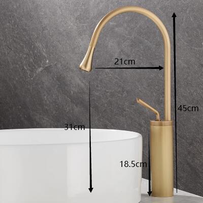 Novel And High-quality Antique Brass Basin Taps T0211AH