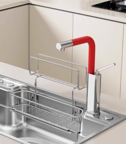 Red Full Copper 360°Swivel Single Handle Pull Out Kitchen Tap TR0999 Red Full Copper 360°Swivel Single Handle Pull Out Kitchen Tap TR0999